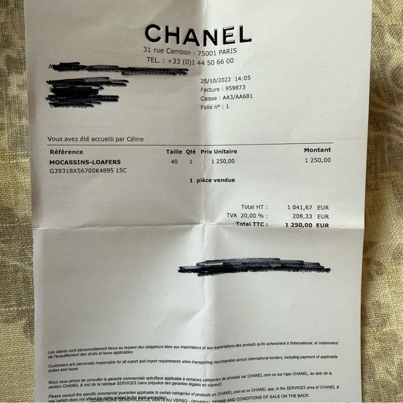 ๐ฏ Authentic CHANEL -- Brand New In Box -- Blue & Black Suede Loafers - Picture 2 of 11